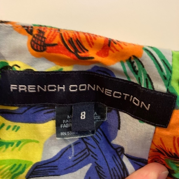 FRENCH Connection High Rise Floral Patterned Mini Skirt. Size 8. - Picture 9 of 12